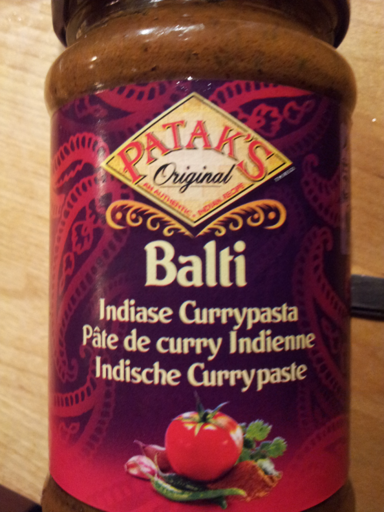 Balti curry pataks