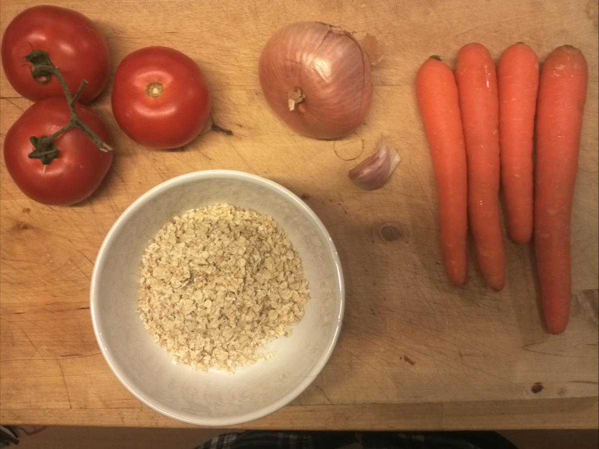 ingredients bàsics de la sopa de civada