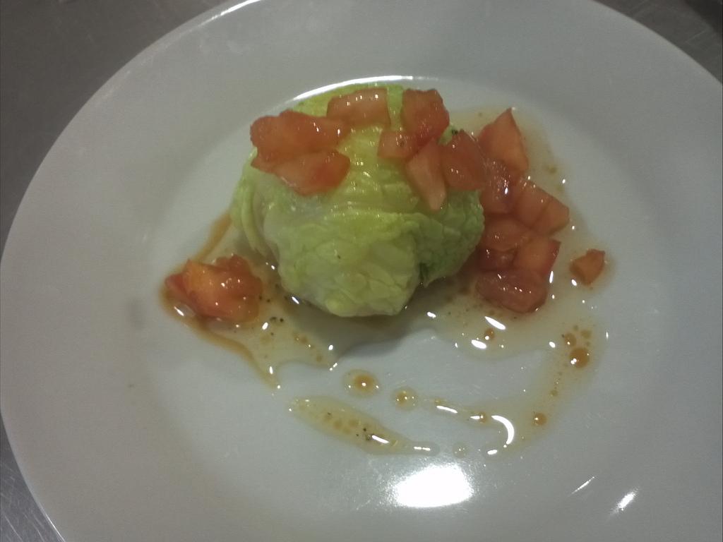 Farcellete de col i botifarra del Perol