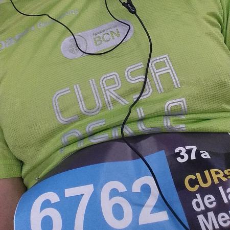 El meu dorsal de la cursa de la Mercè