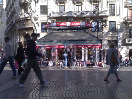 Ramblas i Barcelona