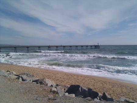 El pont del petroli de Badalona
