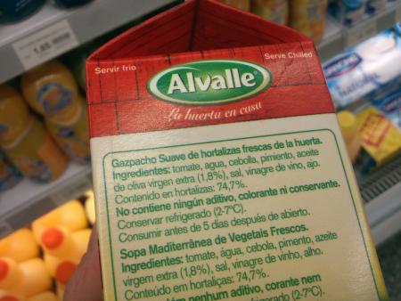 El timo del Gazpacho alvalle suave