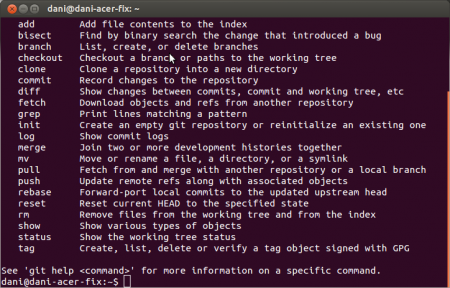 Instrucciones de git